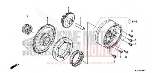 STARTING CLUTCH CRF110FK de 2019